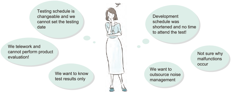 試験業務悩みイメージ