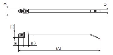 ビスレスバンド VLSG 外形図