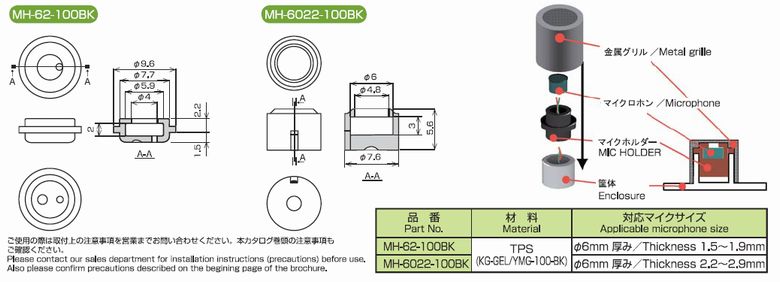 マイクホルダー MH