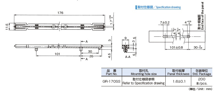 GR-170SS特性